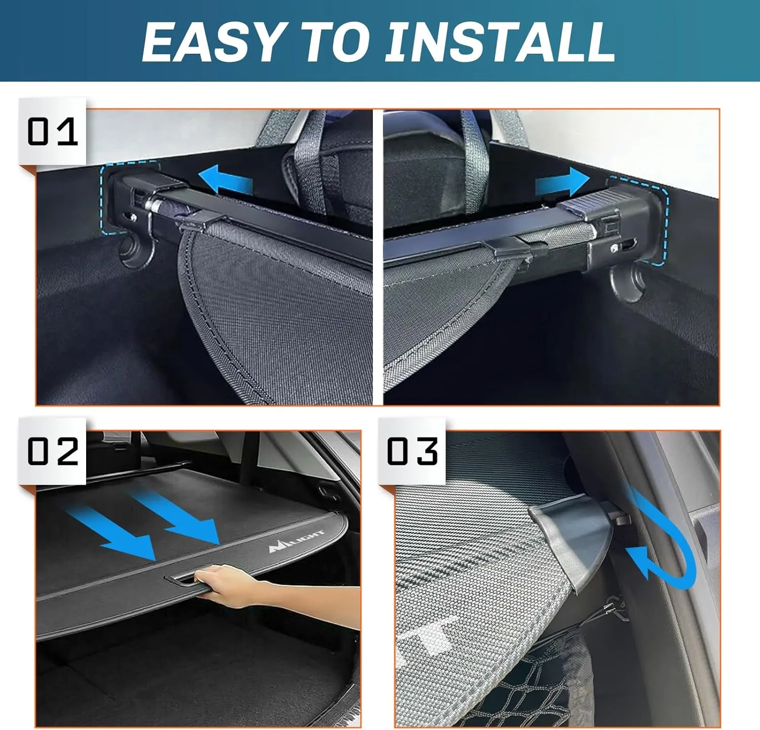 2023 2024 Honda CRV Retractable Trunk Cargo Cover