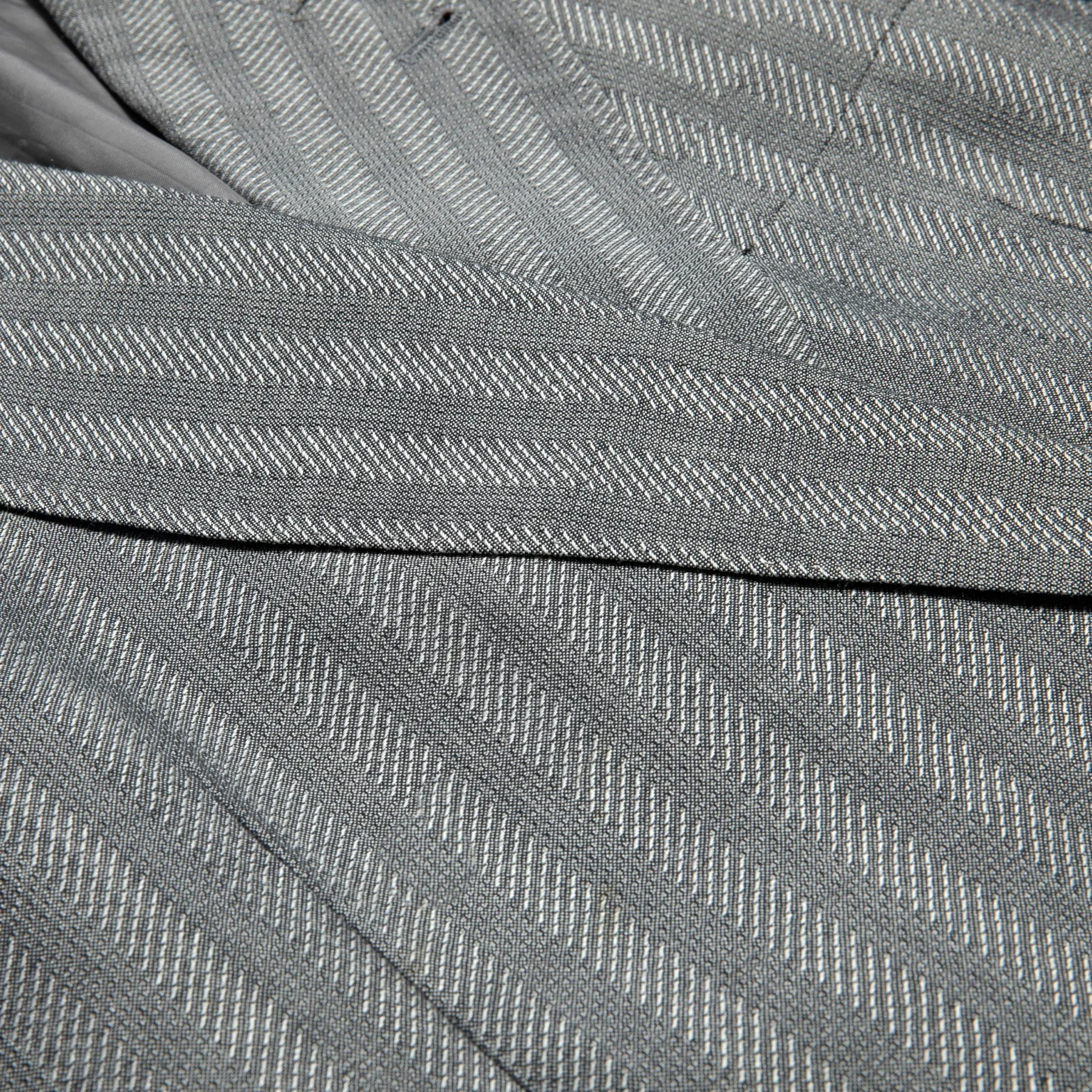 70s Mohair Herringbone Edwardian Blazer