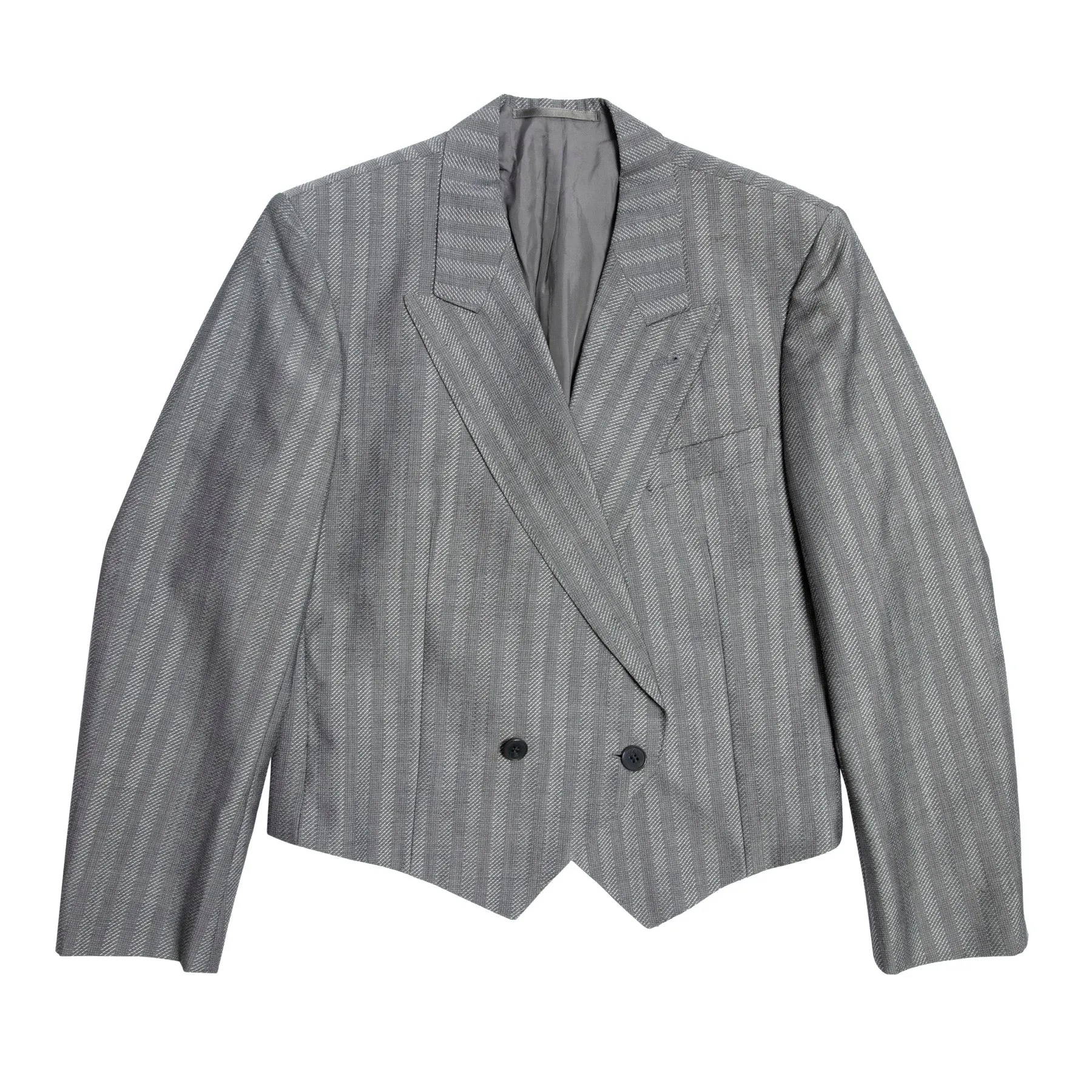 70s Mohair Herringbone Edwardian Blazer