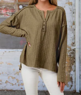7Th Ray - Go To Cozy long sleeve Top