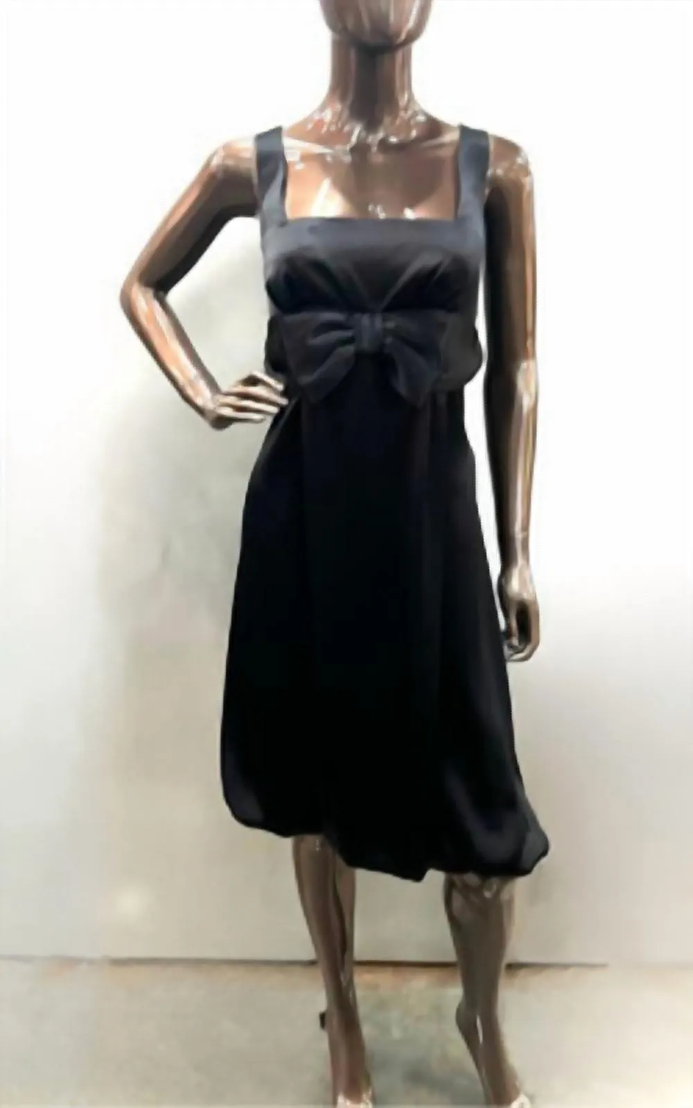 Abs Collection - Satin Cocktail Dress With Bow