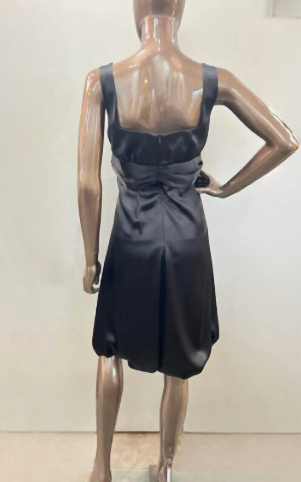 Abs Collection - Satin Cocktail Dress With Bow