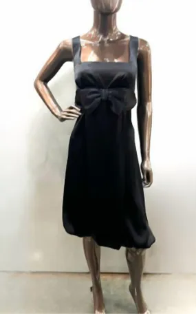 Abs Collection - Satin Cocktail Dress With Bow