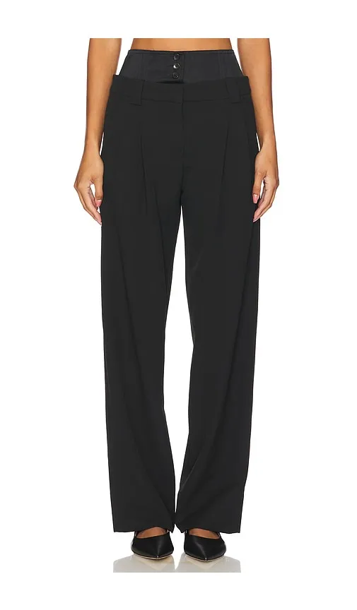 A.L.C. Brady Pant in Black