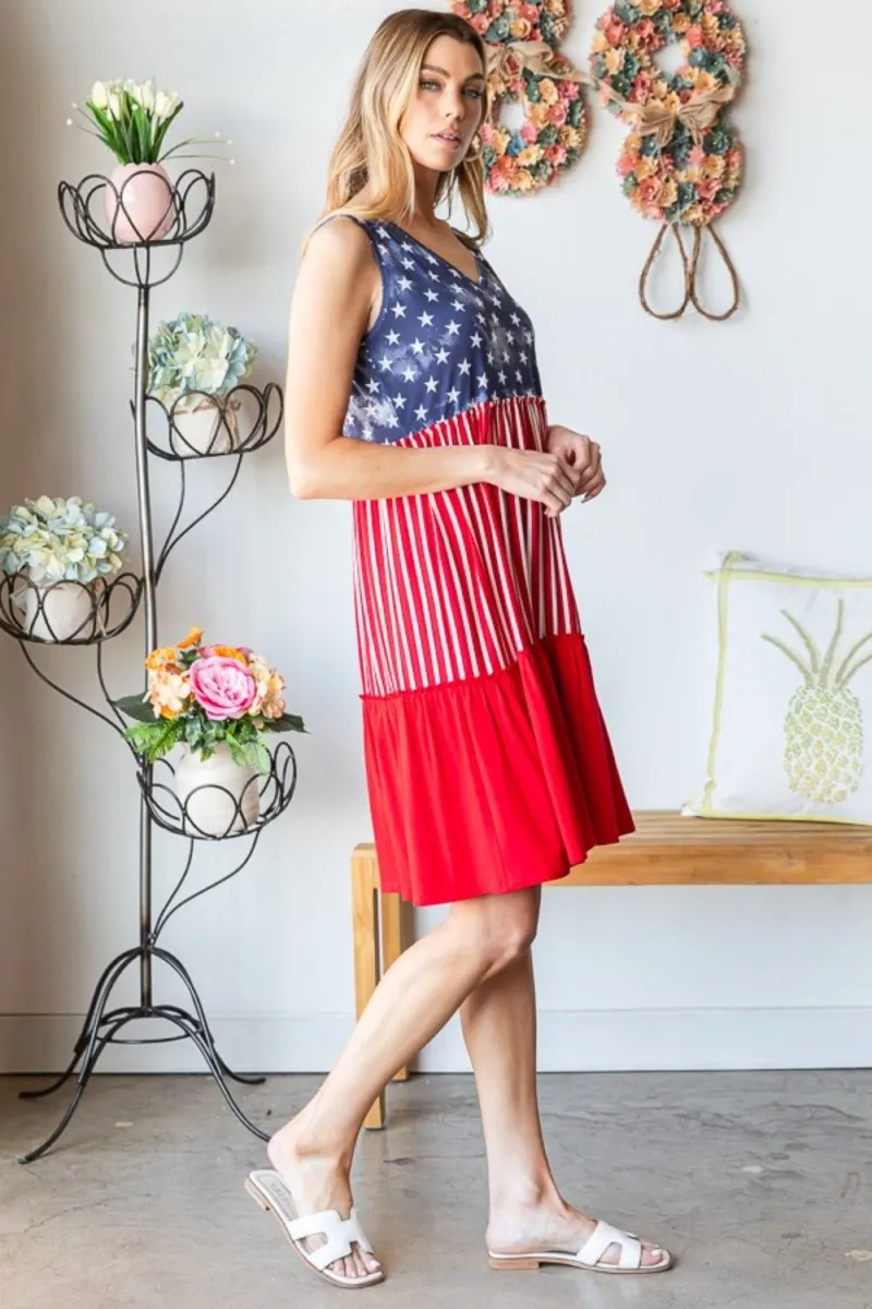 American Flag Tank Dress