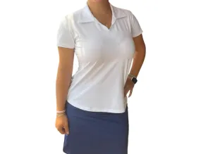 Ana Clare - Short Sleeve V-Neck Polo