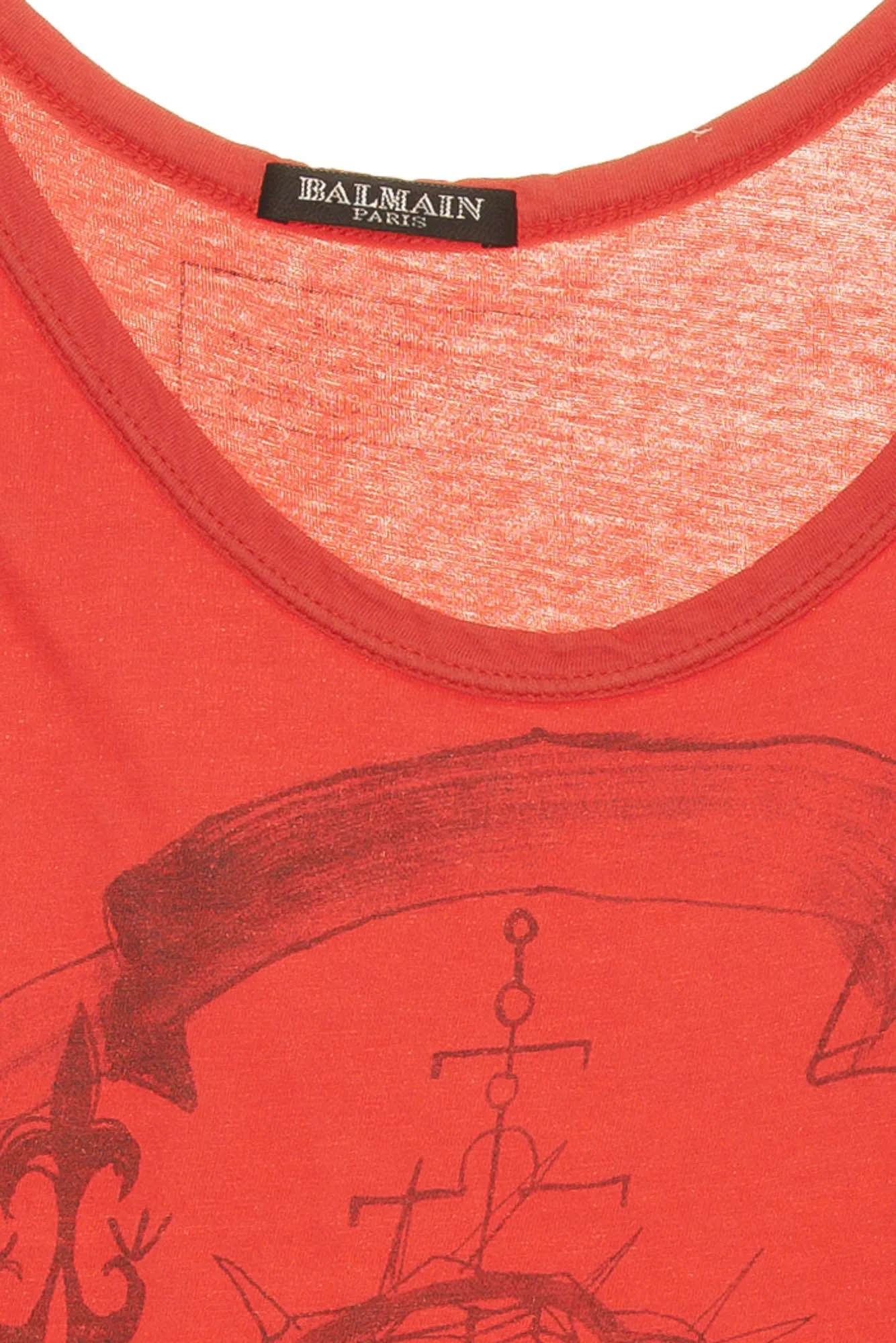 Balmain - Red Tank Top - FR 40