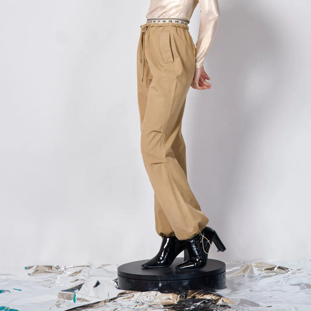 Cargo trend trouser with drawstring wholesale