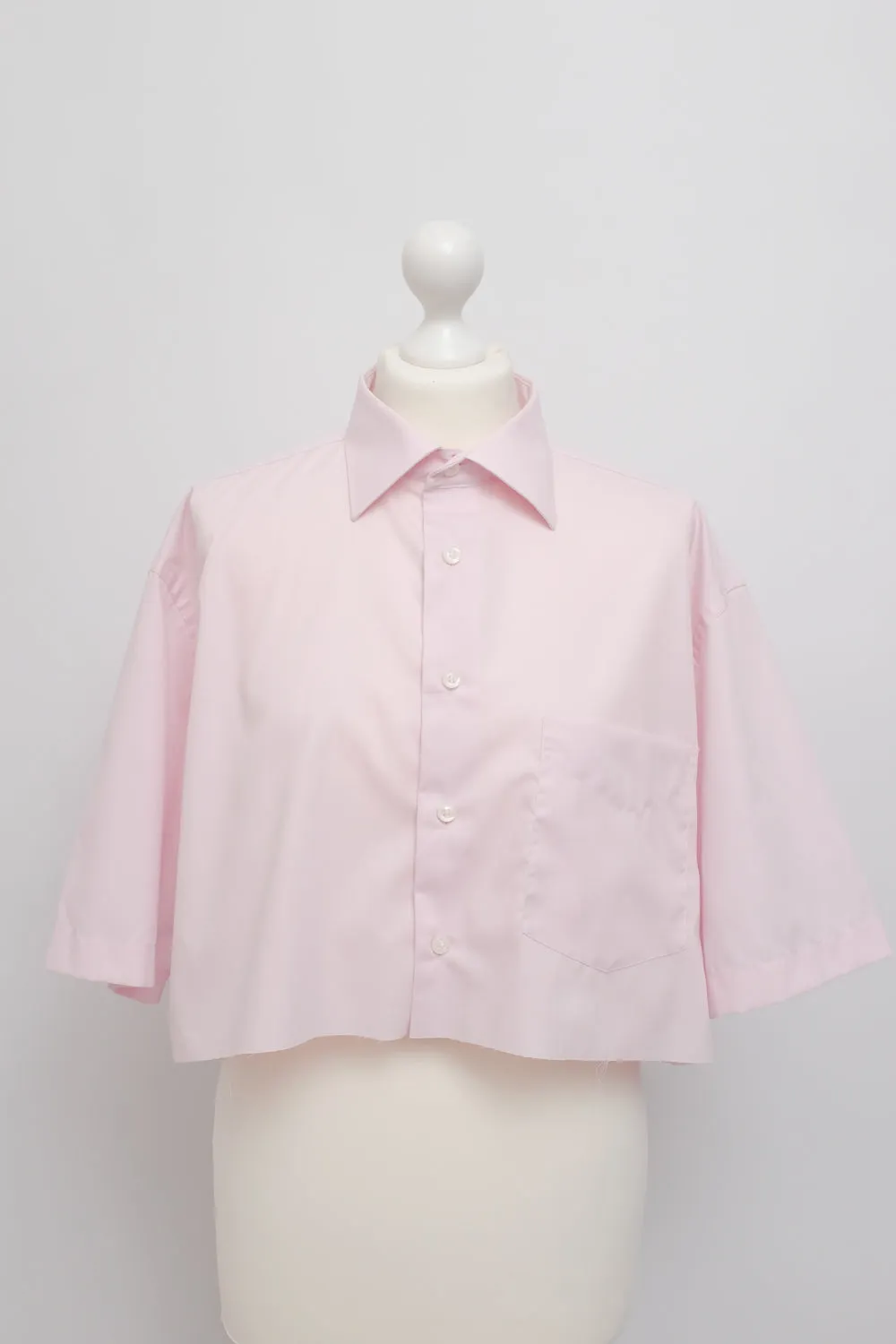 CROP SHORT ROSE VINTAGE SHIRT