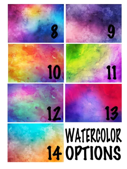 Custom Sequin Hockey Pillow with Watercolor Background