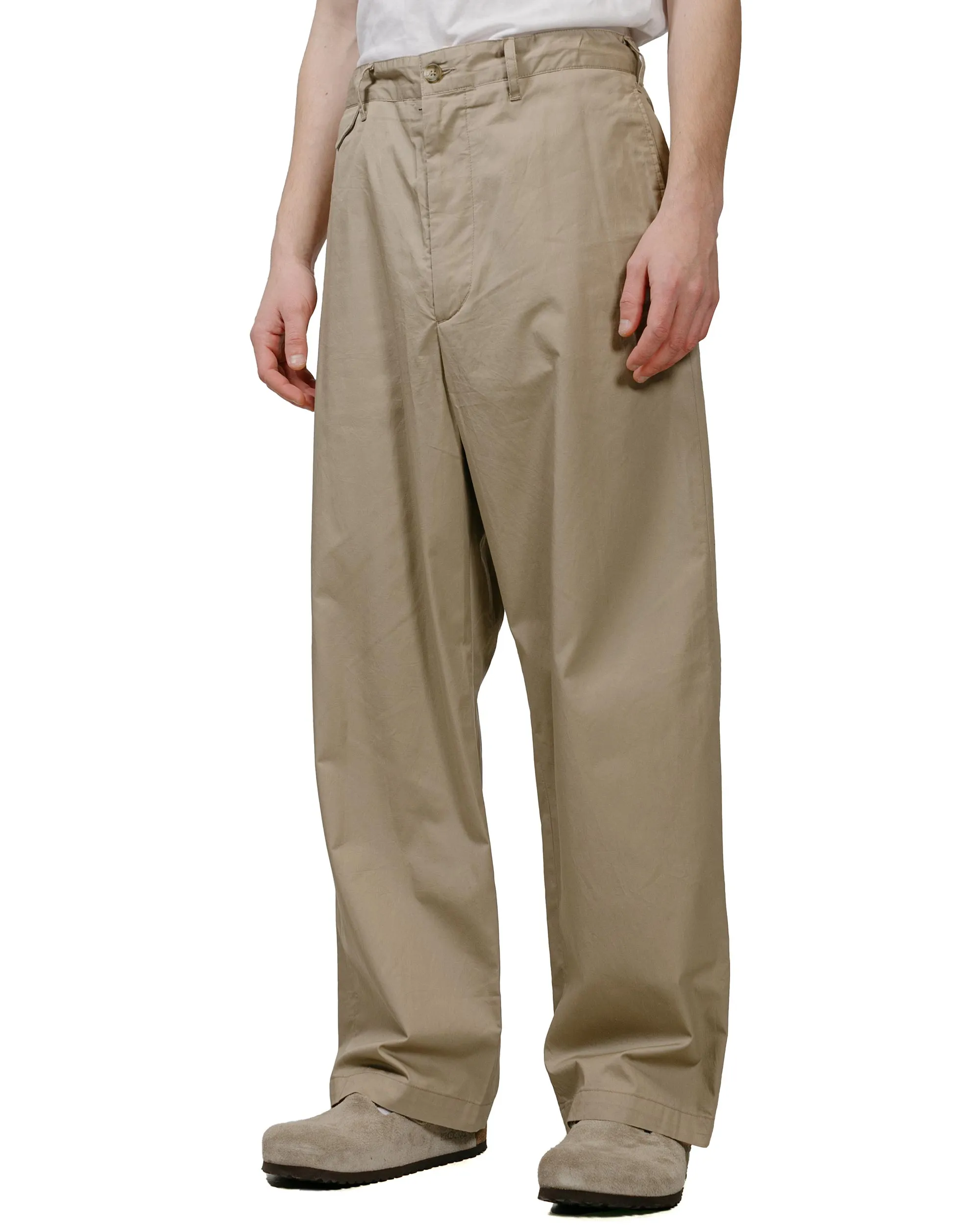 Engineered Garments Officer Pant Khaki Highcount Twill