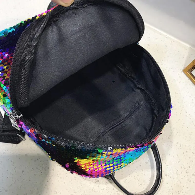 Gold Sequin Unicorn Backpack