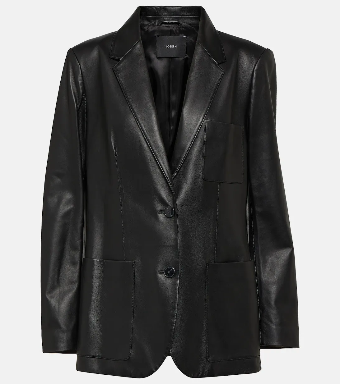 Jacques JOSEPH leather blazer, black