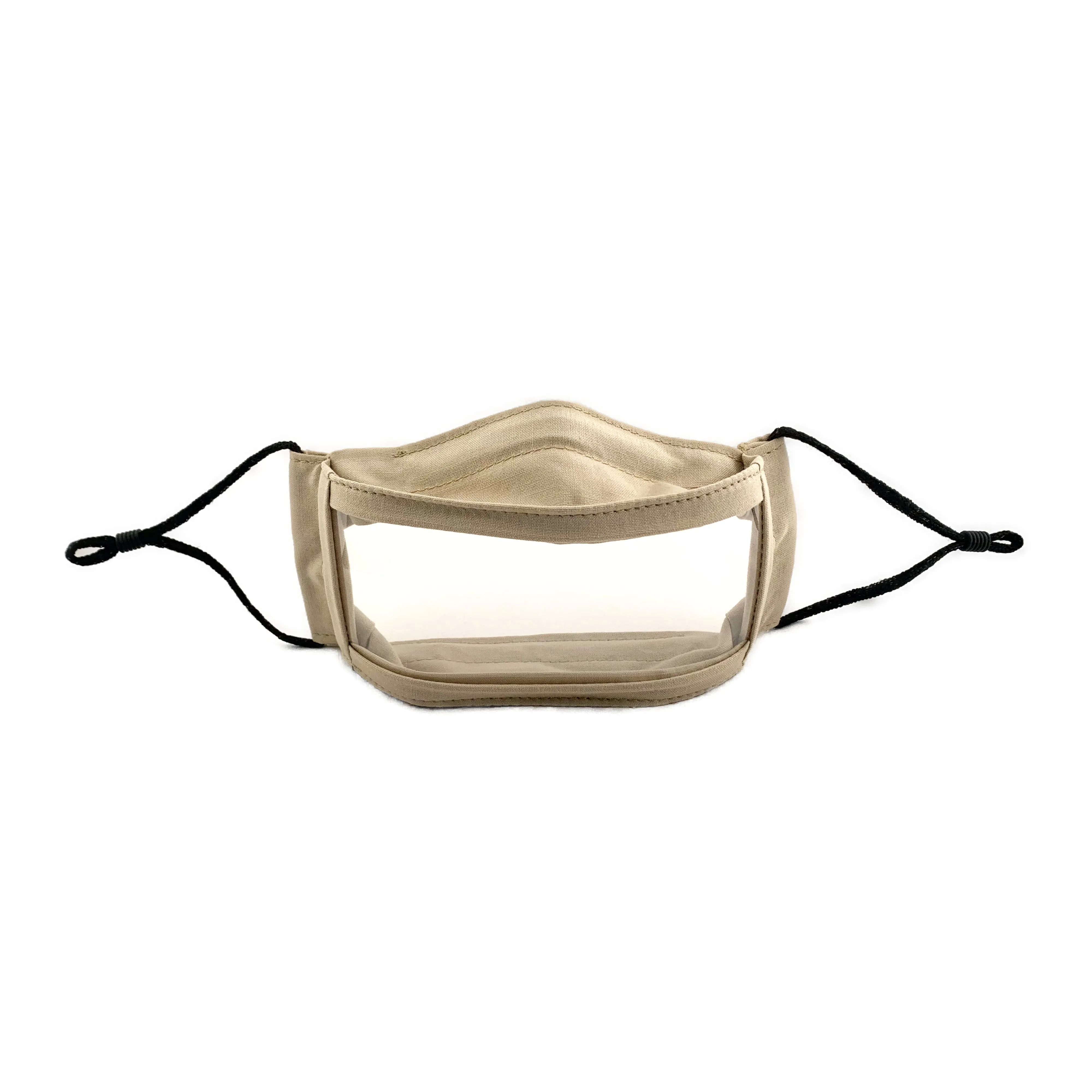Khaki Anti-Fog Window Face Mask
