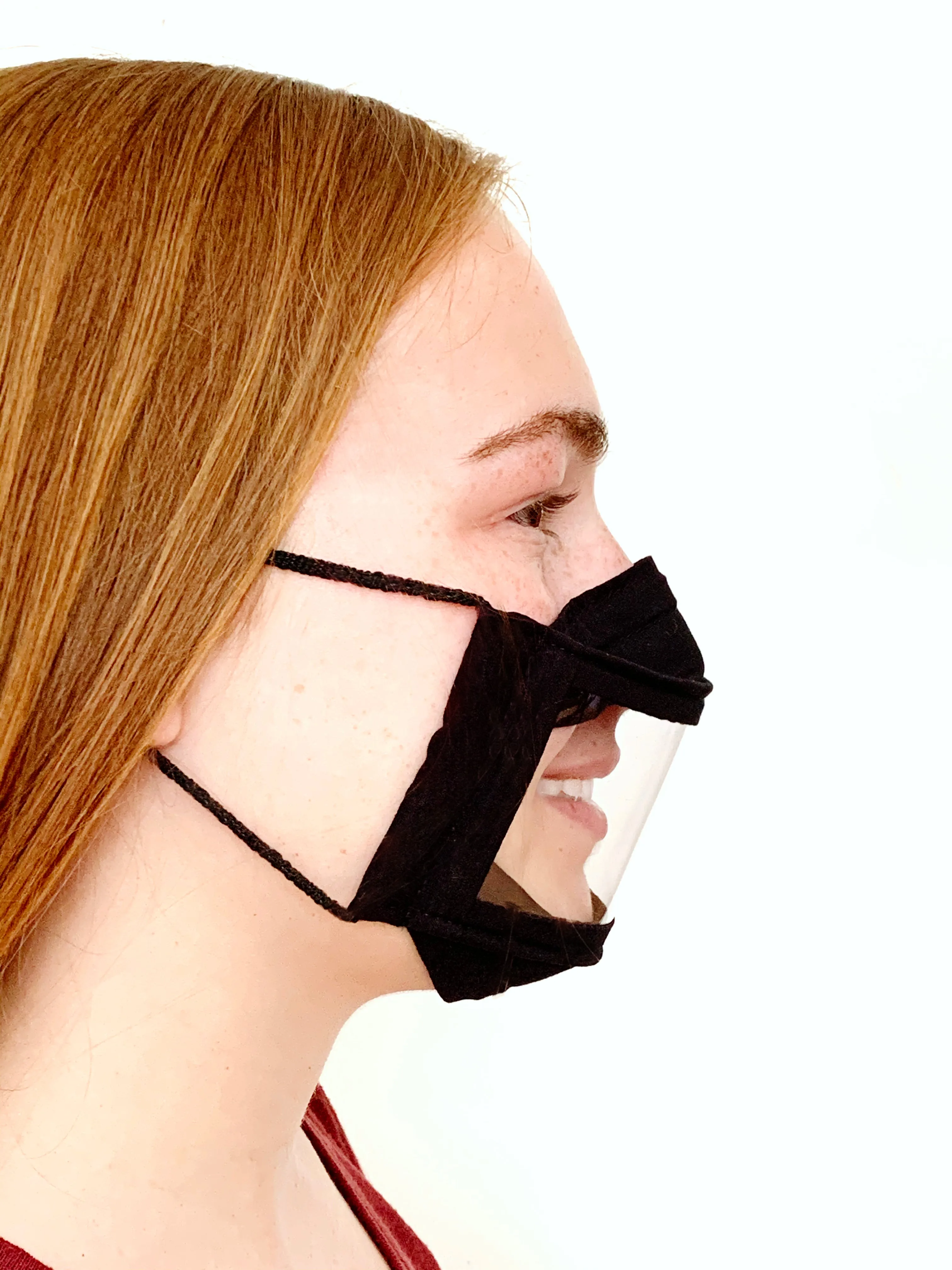 Khaki Anti-Fog Window Face Mask