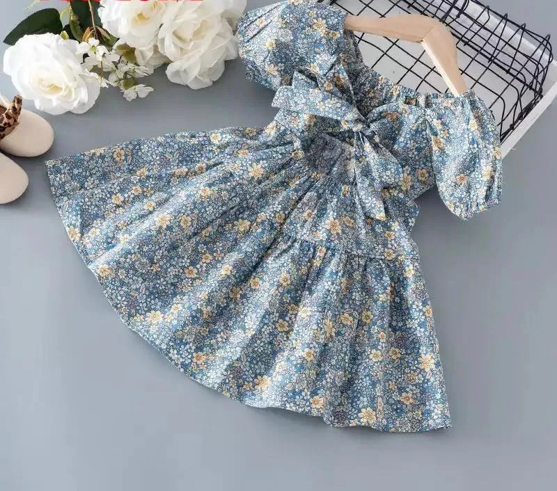 Open Back floral Dress