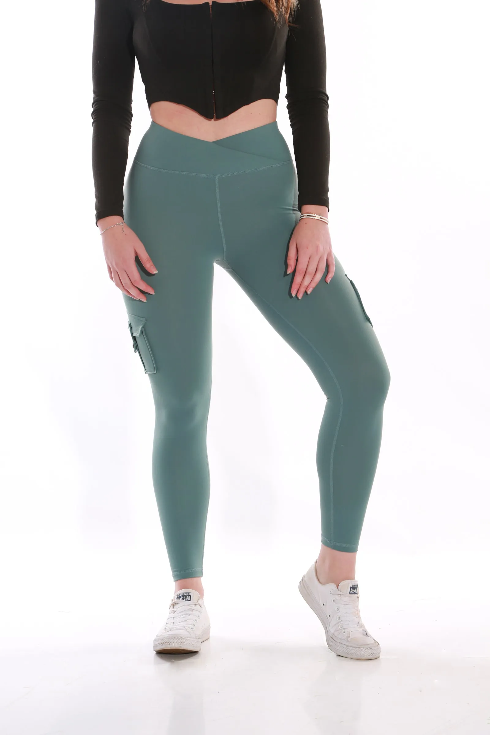 Shapewear TNG Cargo Leggings -  Sage