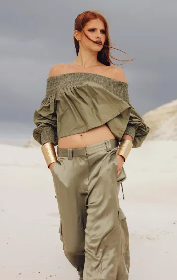 Silma Trousers Khaki