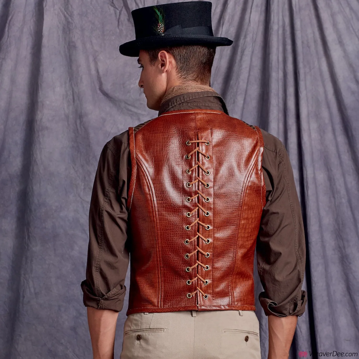 Simplicity Pattern S9087 Men's Steampunk Corset Vests