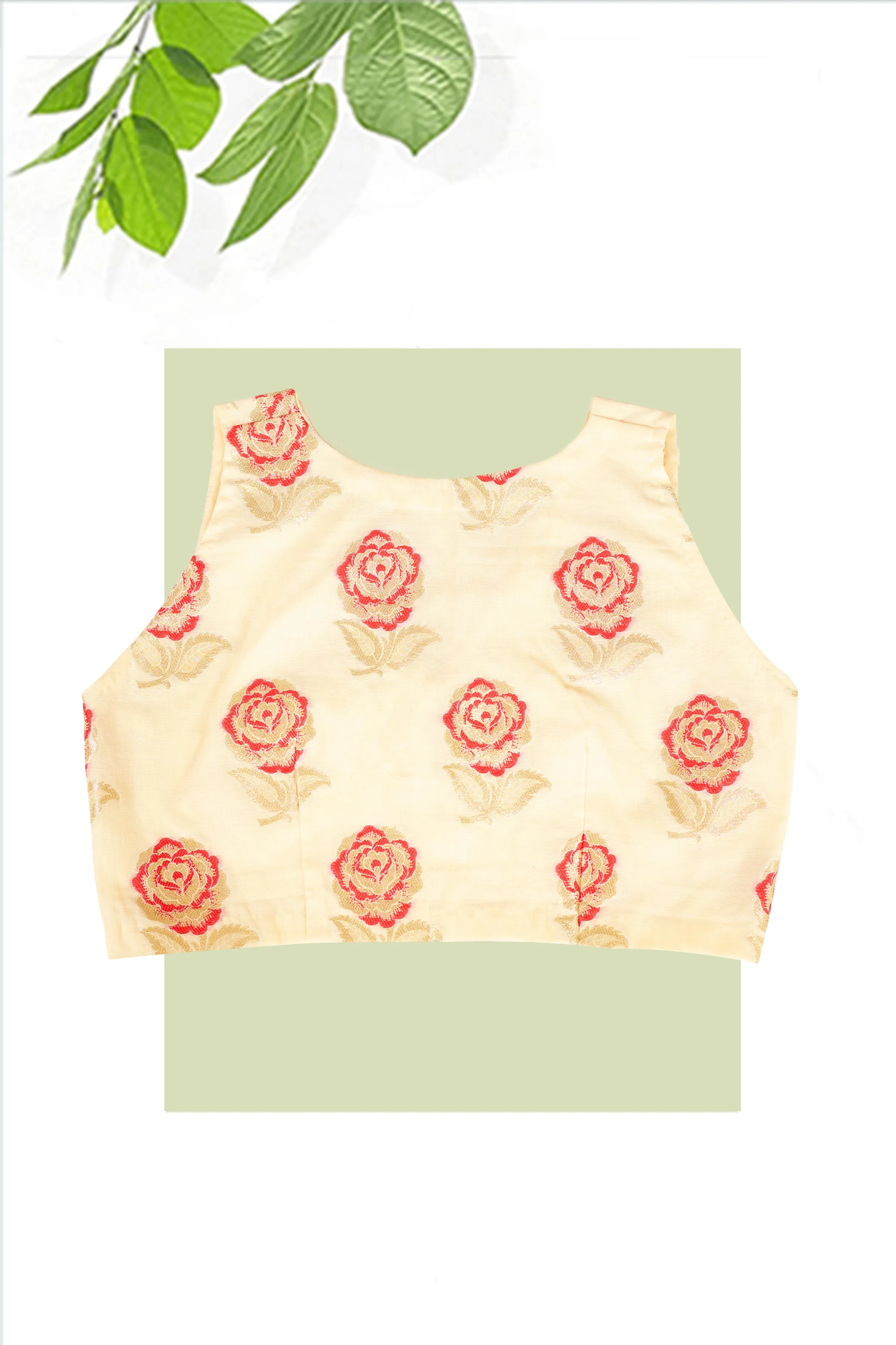 Sleeveless Cotton Blouse chest  34,35