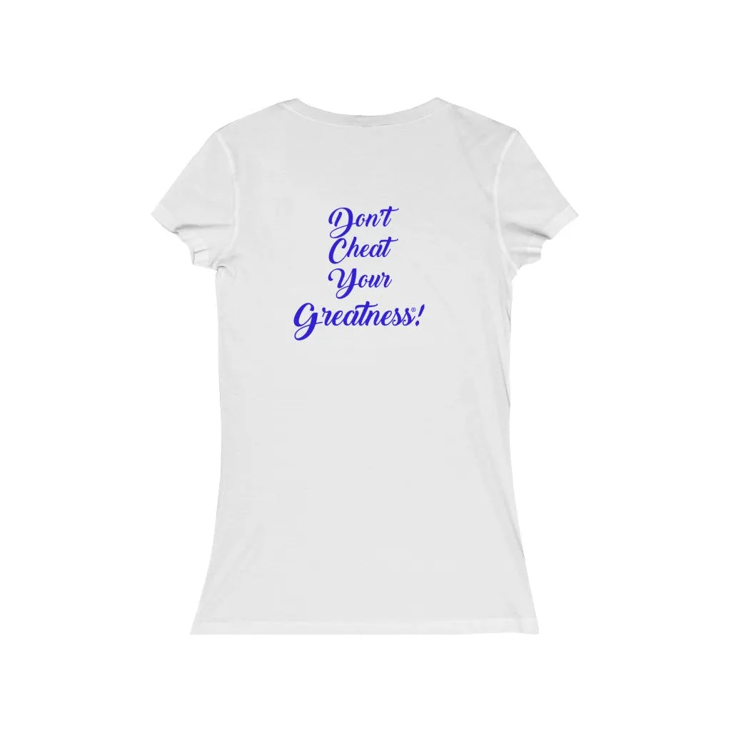 Women's Jersey Short Sleeve V-Neck Tee