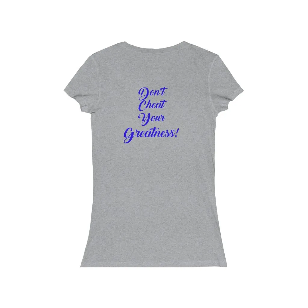 Women's Jersey Short Sleeve V-Neck Tee