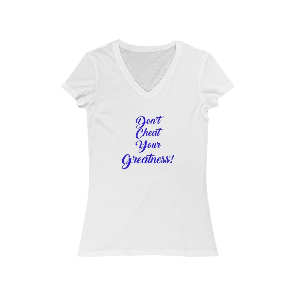 Women's Jersey Short Sleeve V-Neck Tee