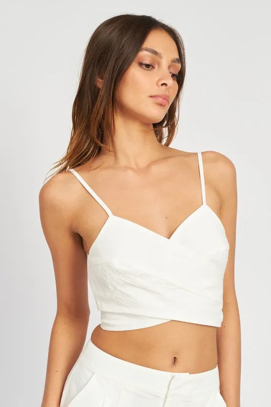 Wrapped Bow Back Top